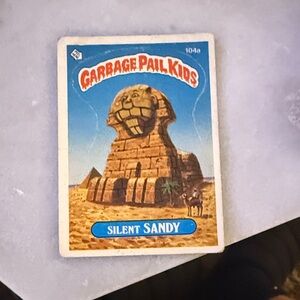 Garbage Pail Kids Silent Sandy Trading Card